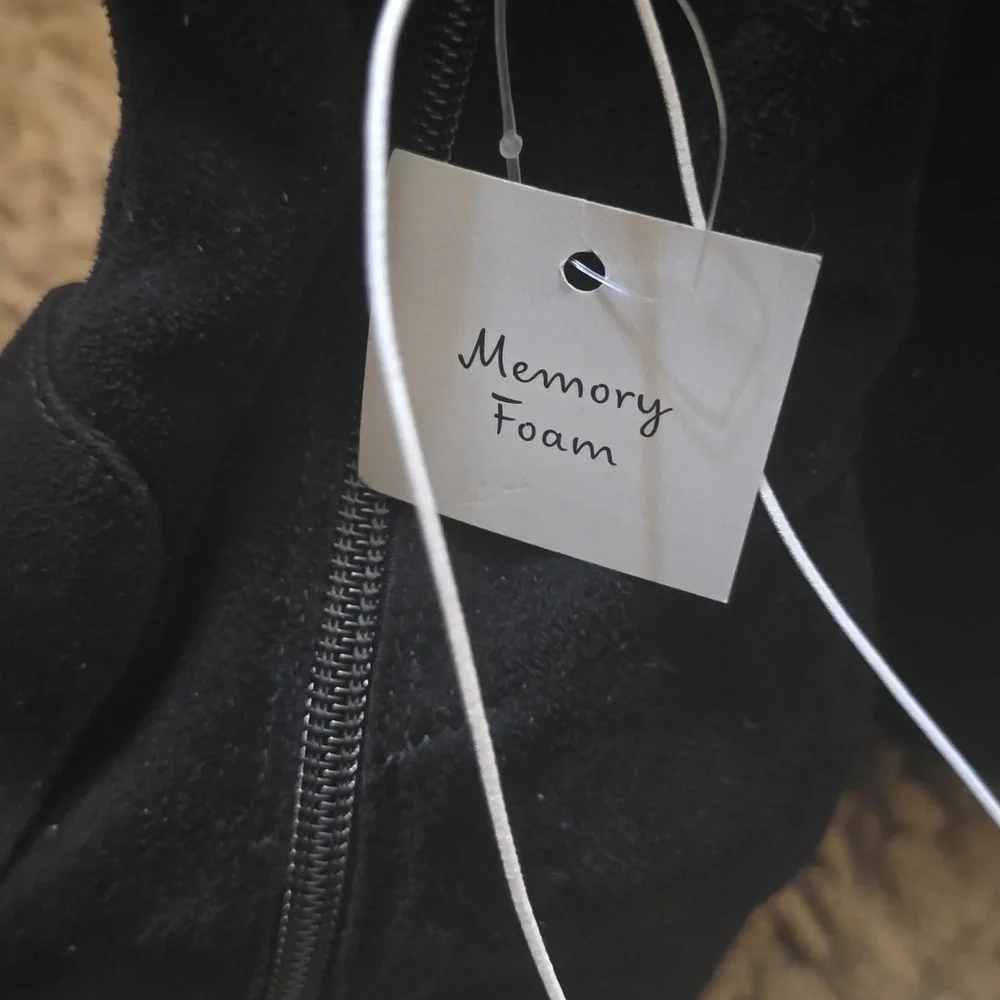New A New Day Over The Knee Women's Size 5 1/2 Black Pull On Suede Boots 2
